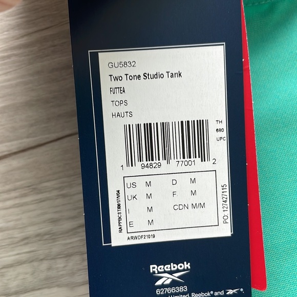 Reebok yoga sports bra workout top - Picture 4 of 6